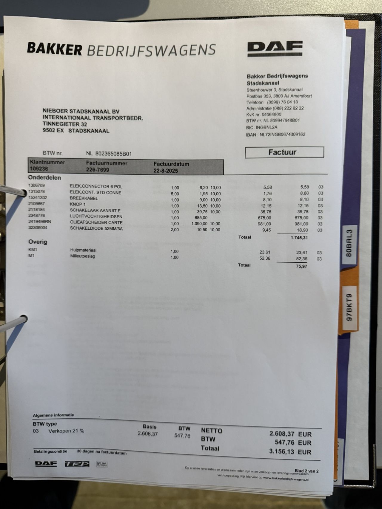 Daf XF 480 zwart metallic eerste eigenaar