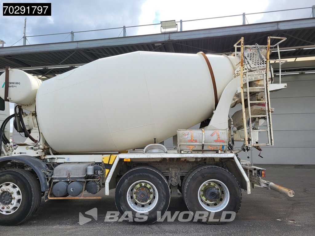 Mercedes Actros 3241 8X4 Retarder 9m3 Stetter Steelsuspension 3-Pedals Euro 4