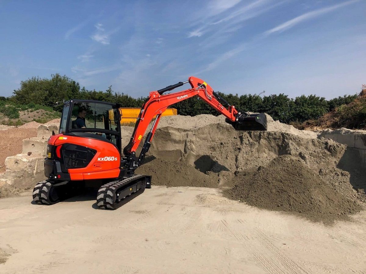 Kubota KX060-5, BJ2025, minigraver, midigraver, Nieuw!
