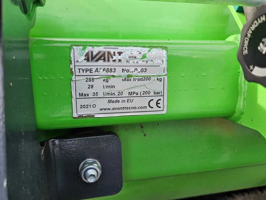 Avant Borstel met opvangbak 1100