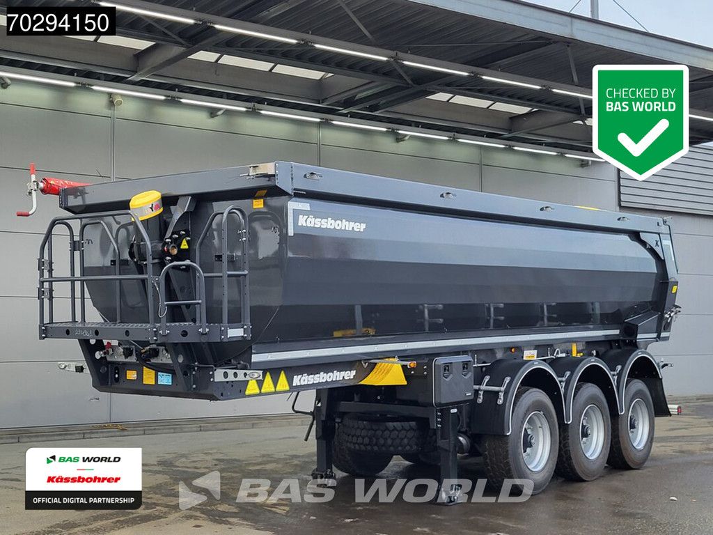 Kässbohrer XS 3 Achsen NEW 2x Liftaxles 24m3 Steel Tipper