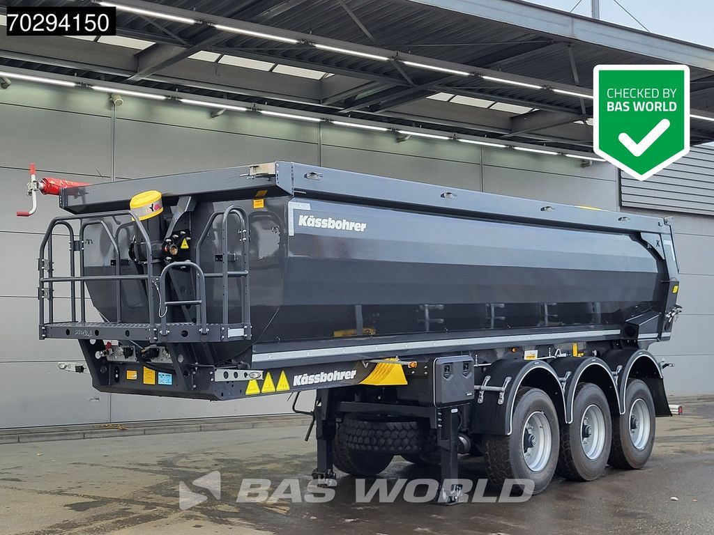 Kässbohrer XS 3 Achsen NEW 2x Liftaxles 24m3 Steel Tipper
