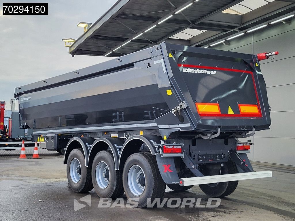 Kässbohrer XS 3 Achsen NEW 2x Liftaxles 24m3 Steel Tipper