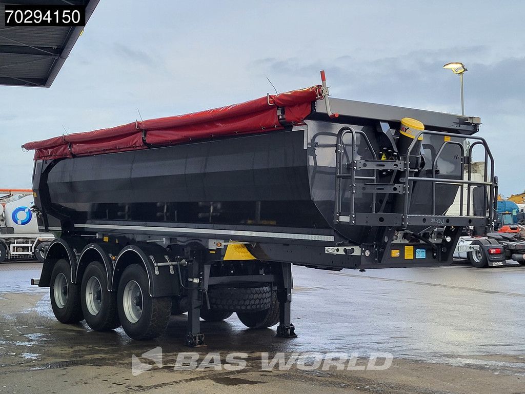 Kässbohrer XS 3 Achsen NEW 2x Liftaxles 24m3 Steel Tipper