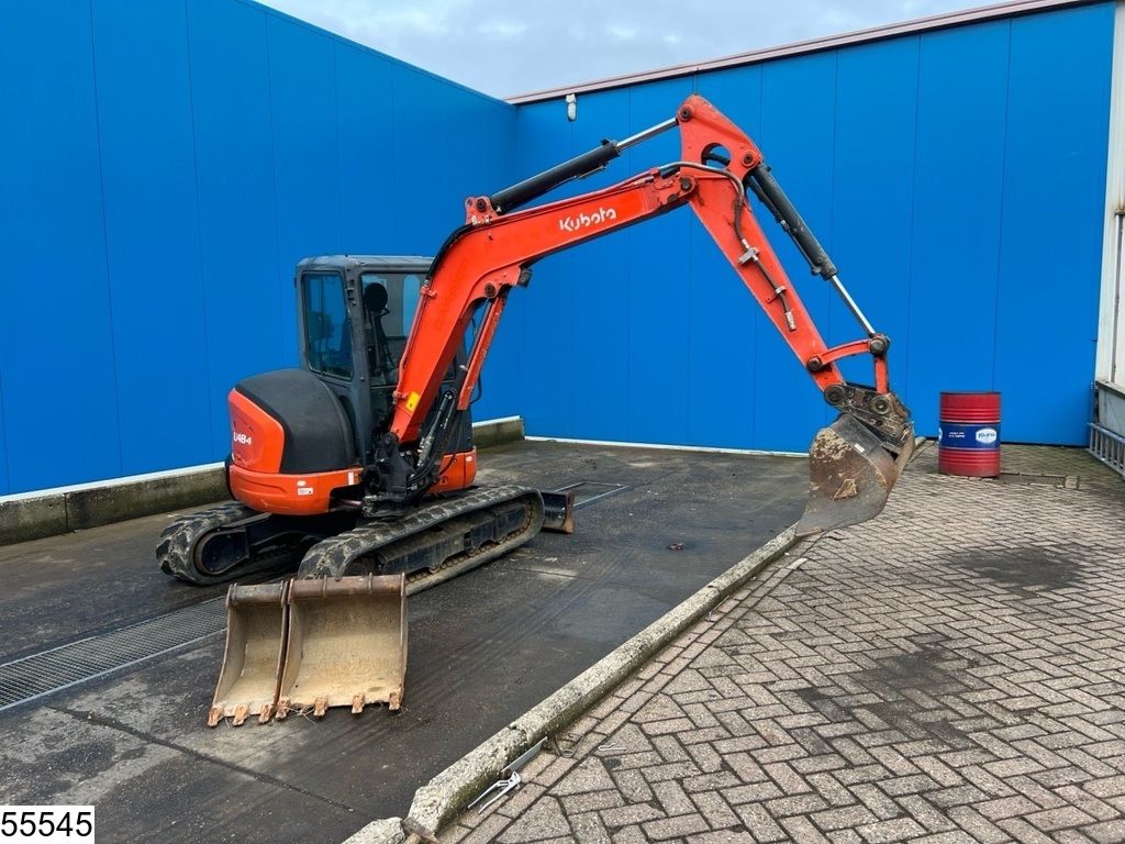 Kubota U 48 29.8 KW, 3 buckets, 2.777 operating hours