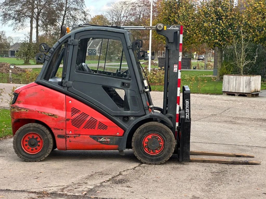 Linde H 50 D H 50 D diesel side shift vorken versteller