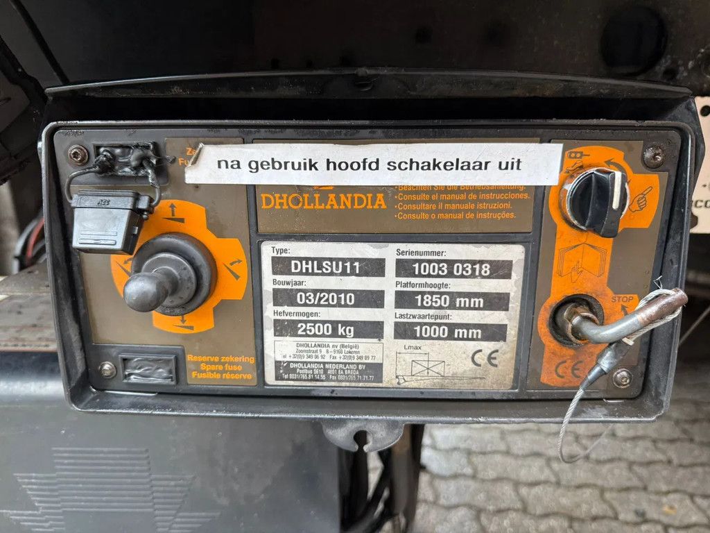 Pacton 2AS City 12.6M Dhollandia Laadklep 2500KG Stuuras APK 07-2026 - Zeer nette staat!