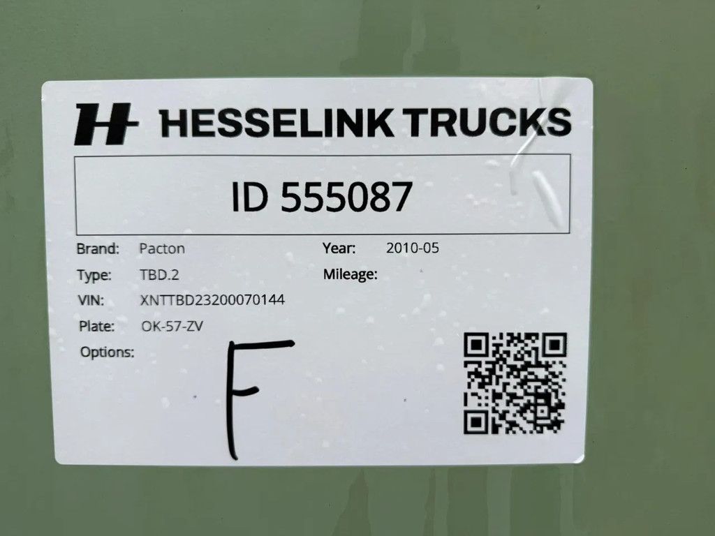 Pacton 2AS City 12.6M Dhollandia Laadklep 2500KG Stuuras APK 07-2026 - Zeer nette staat!
