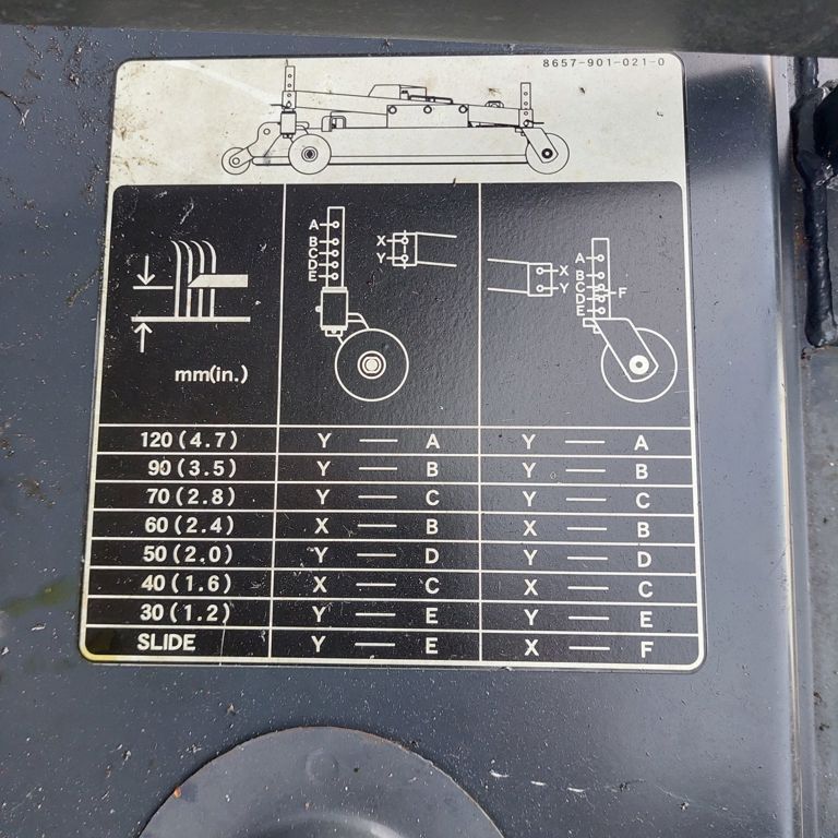ISEKI SSM54 voor TM 3215& TM 3217