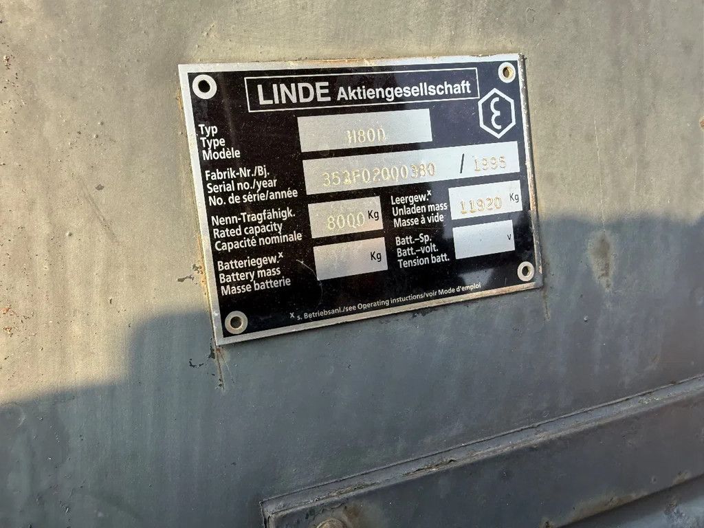 Linde h 80 d