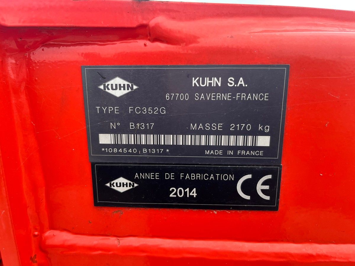 Kuhn FC 352 G getrokken maaier