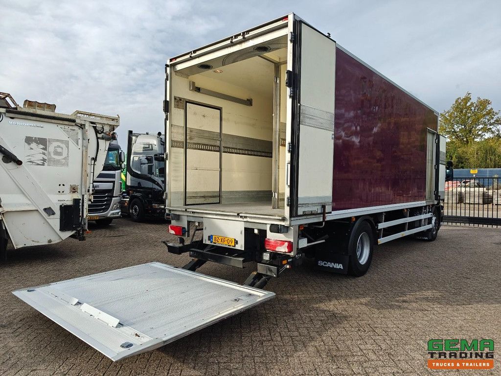 Scania P230 4x2 Tageskabine Euro 5 – Kühlaufbau 7,55 m + Supra 950MT Träger + Ladebordwand 2000 kg