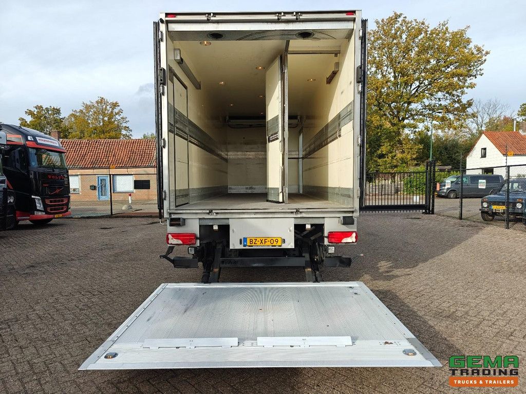 Scania P230 4x2 Tageskabine Euro 5 – Kühlaufbau 7,55 m + Supra 950MT Träger + Ladebordwand 2000 kg