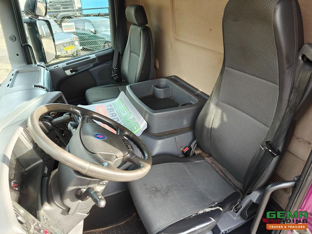 Scania P230 4x2 Tageskabine Euro 5 – Kühlaufbau 7,55 m + Supra 950MT Träger + Ladebordwand 2000 kg