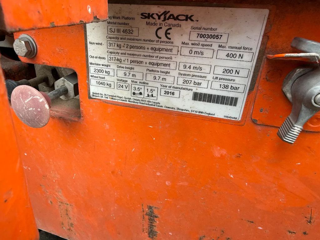 Skyjack sj lll 4632