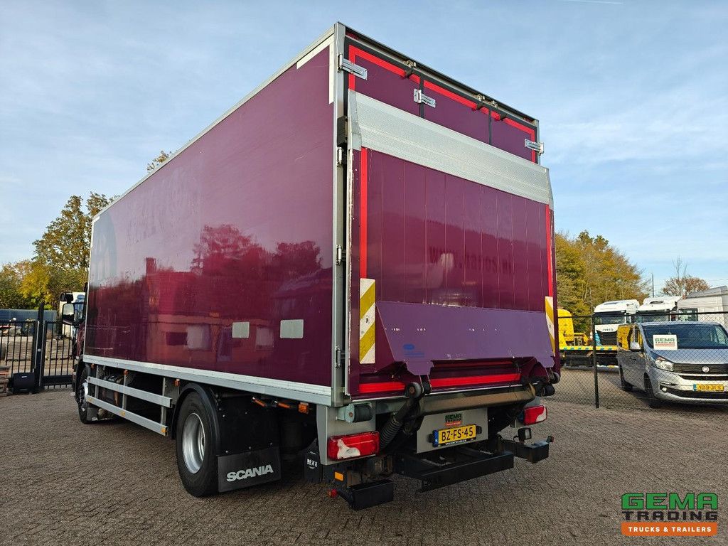 Scania P230 4x2 Tageskabine Euro 5 – Kühlaufbau 7,5 m + Supra 950MT Träger + Ladebordwand 2000 kg