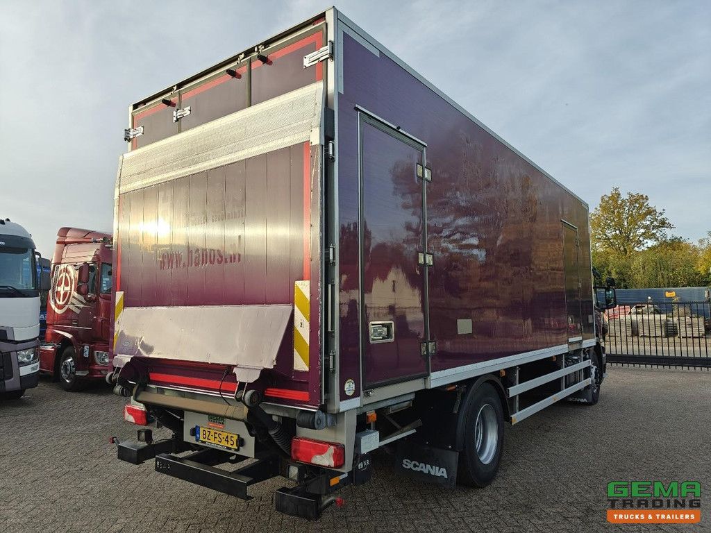 Scania P230 4x2 Tageskabine Euro 5 – Kühlaufbau 7,5 m + Supra 950MT Träger + Ladebordwand 2000 kg