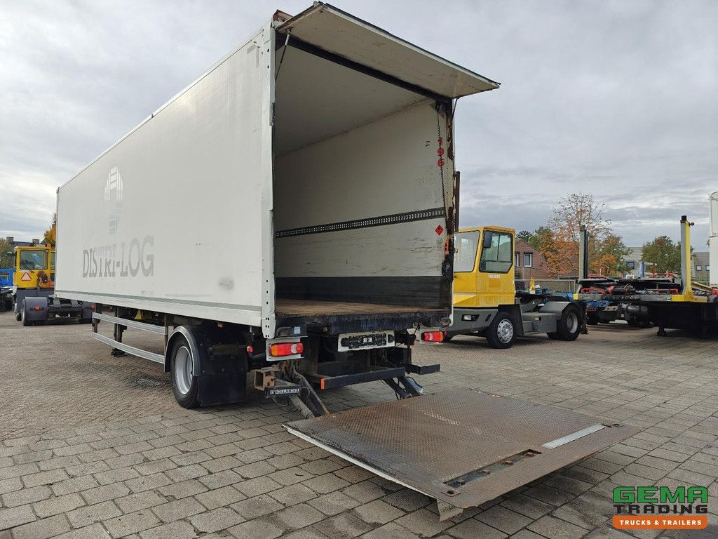 System Tailer GSTFS 10 1-axle SAF - CITY - Steering axle - Closed box 11.10m + Tail lift 2500KG - Battery box