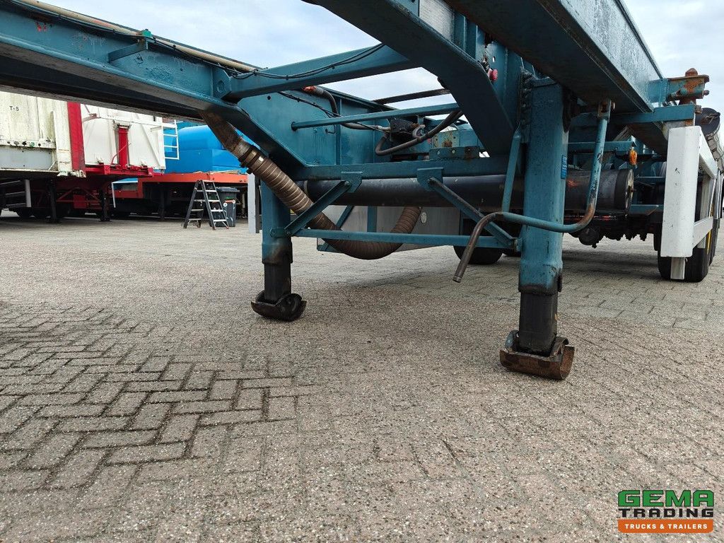 Tinsley TT1527/40AS 3-Achsen BPW – 20/30 Fuß Kipper-Chassis – Rotationsförderer – Trommelbremsen