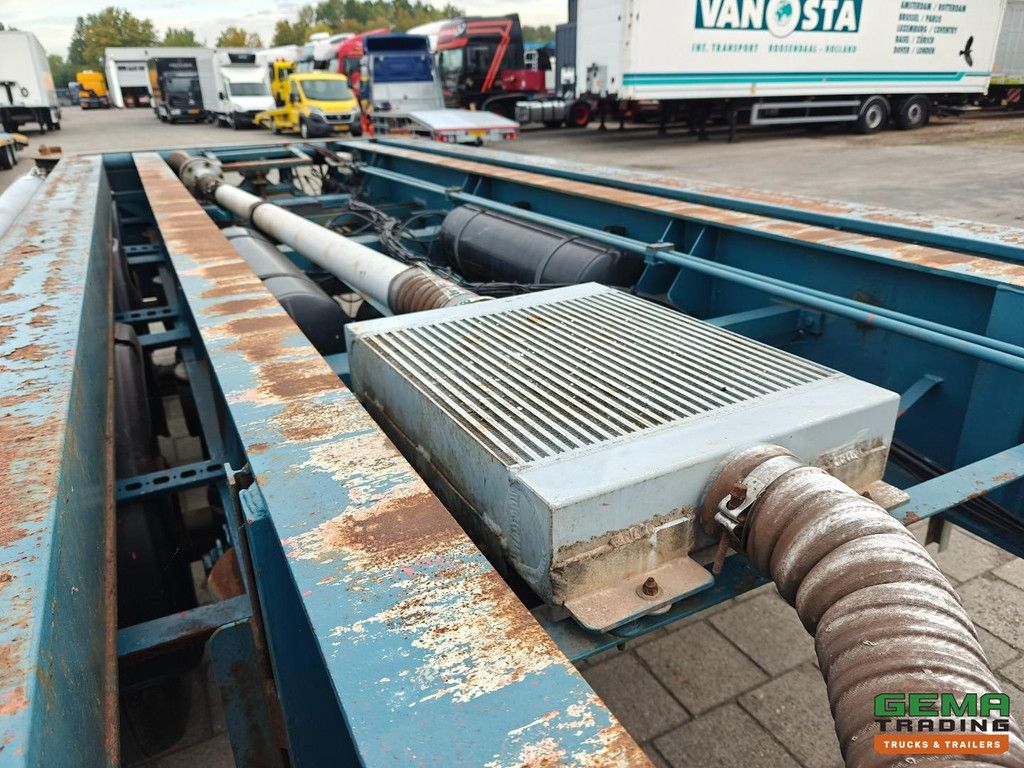 Tinsley TT1527/40AS 3-Achsen BPW – 20/30 Fuß Kipper-Chassis – Rotationsförderer – Trommelbremsen