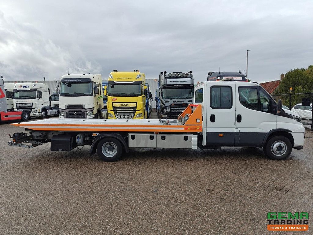 Iveco 70C18 4x2 Doppelkabine Euro6 - Jige Simplex 3T5 + 1095 kg Träger - 3,5 t Seilwinde