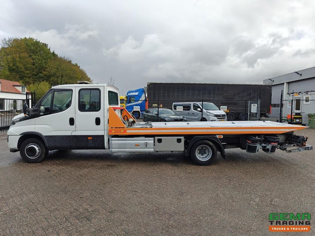 Iveco 70C18 4x2 Doppelkabine Euro6 - Jige Simplex 3T5 + 1095 kg Träger - 3,5 t Seilwinde