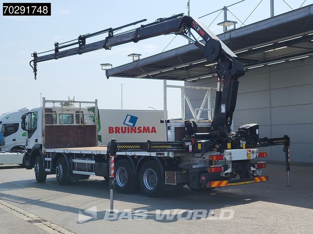 Iveco Trakker 410 8X4 HIAB 211 EP-4 HIDUO Crane Steelsuspension Euro 6