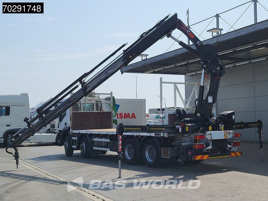 Iveco Trakker 410 8X4 HIAB 211 EP-4 HIDUO Crane Steelsuspension Euro 6