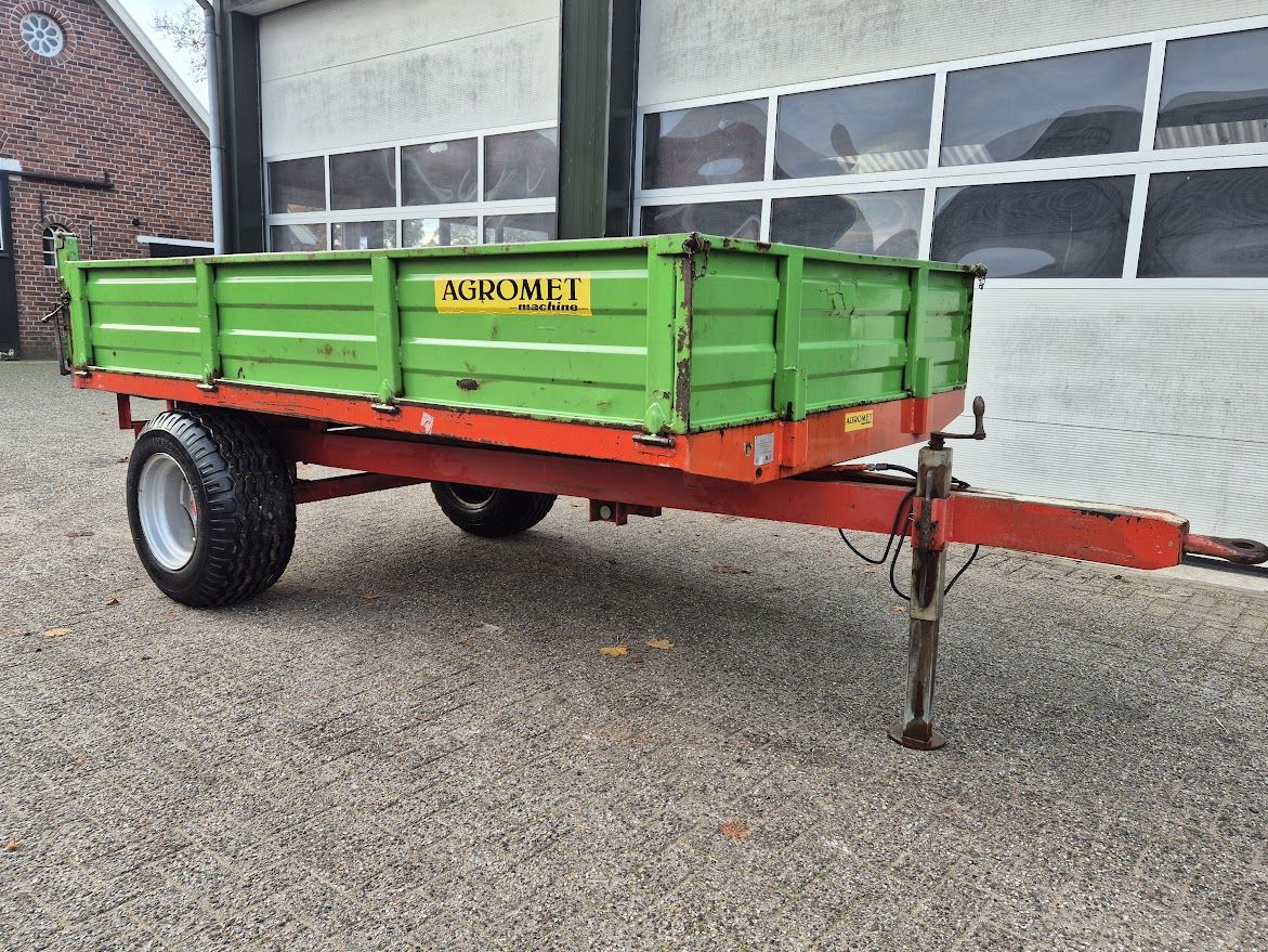 Agromet 4.5 ton kipper 4500kg enkelas