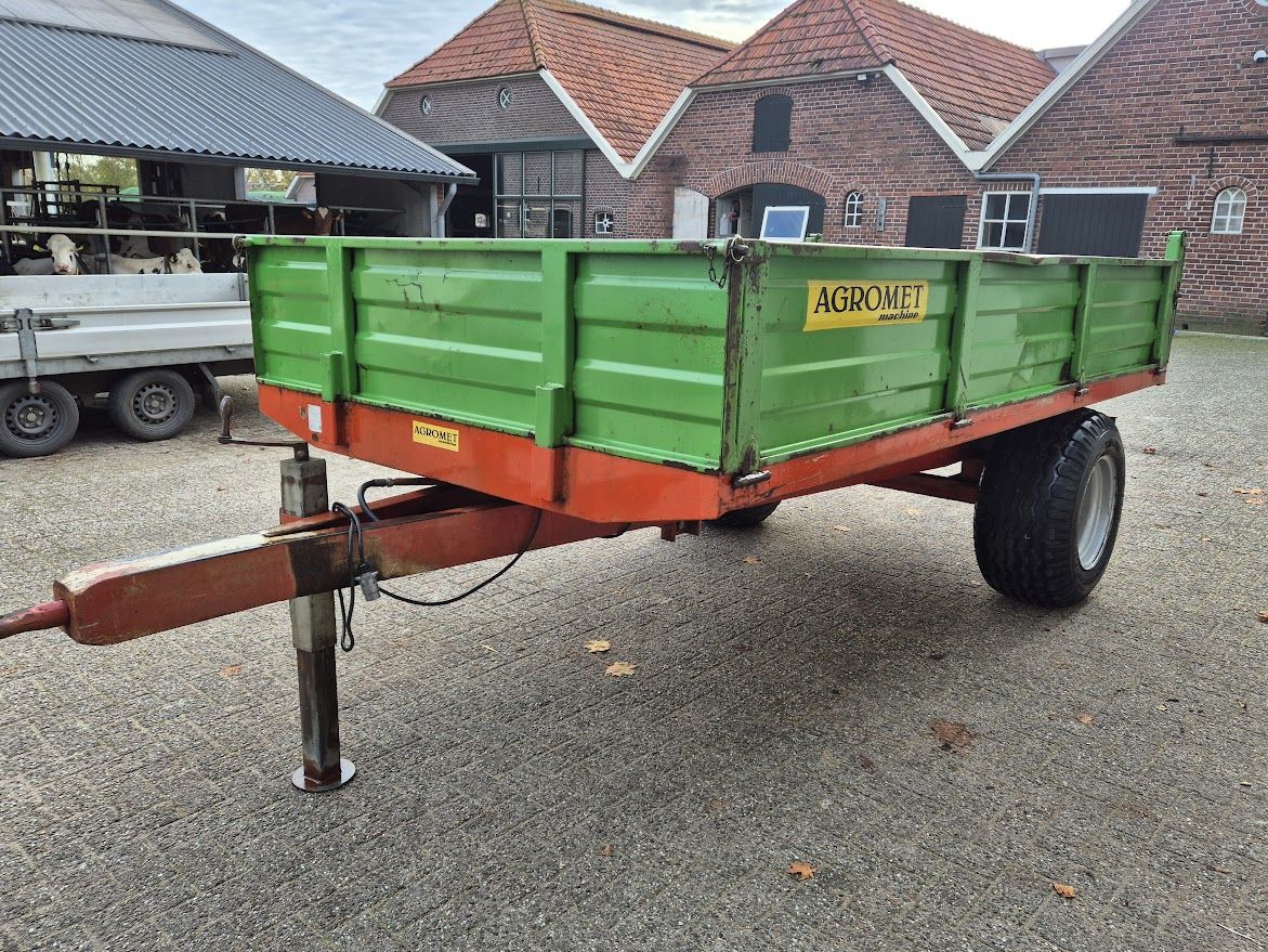 Agromet 4.5 ton kipper 4500kg enkelas