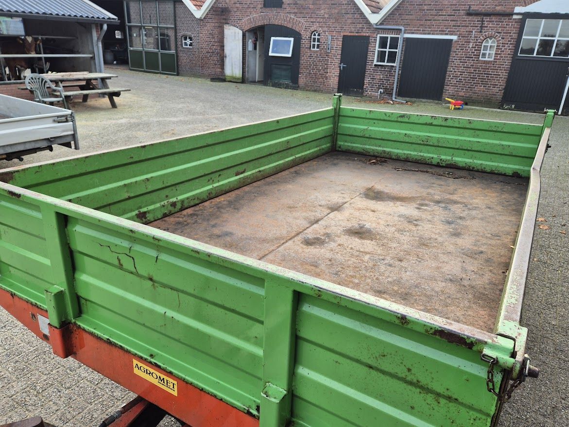 Agromet 4.5 ton kipper 4500kg enkelas