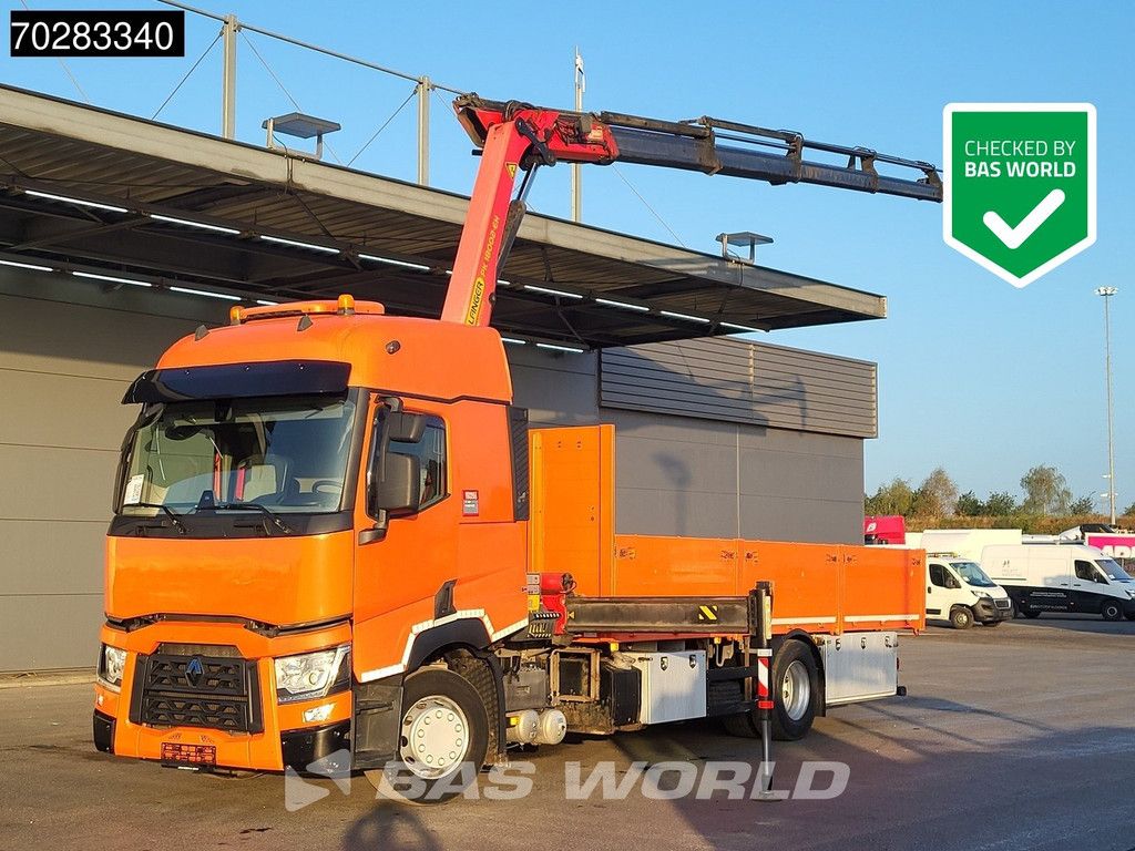 Renault T 380 4X2 Palfinger PK18002-EH Kran Crane Retarder Standklima Euro 6