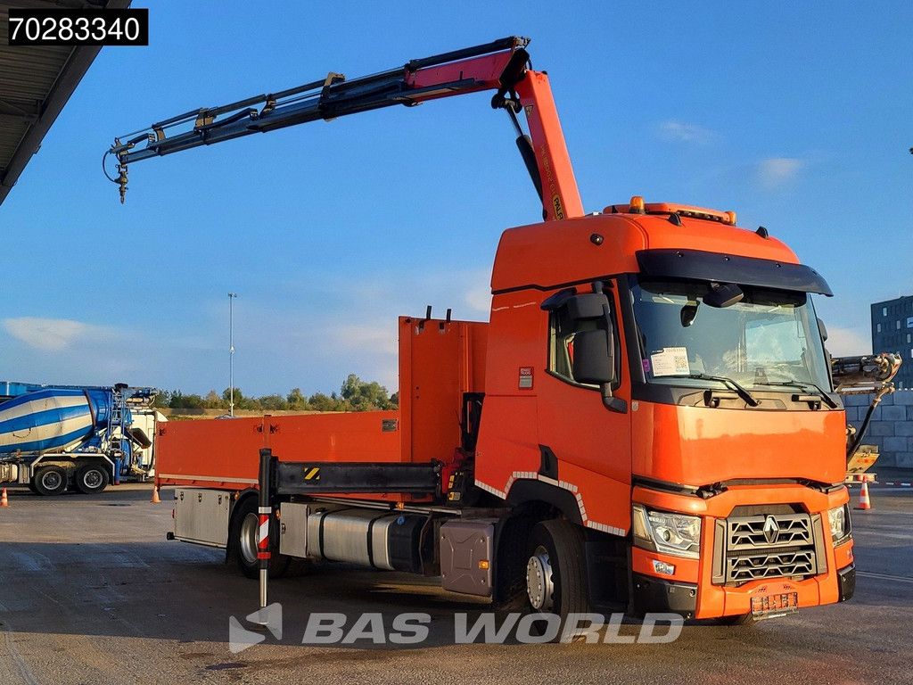 Renault T 380 4X2 Palfinger PK18002-EH Kran Crane Retarder Standklima Euro 6