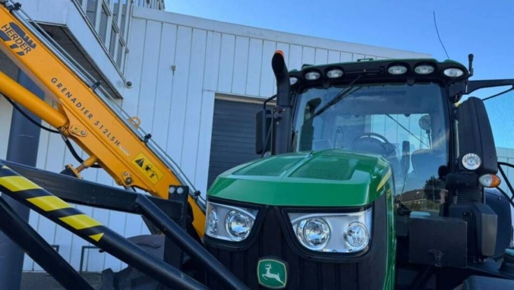 John Deere 6r.230 + Herder MBK512LSH maaiarm 6 R