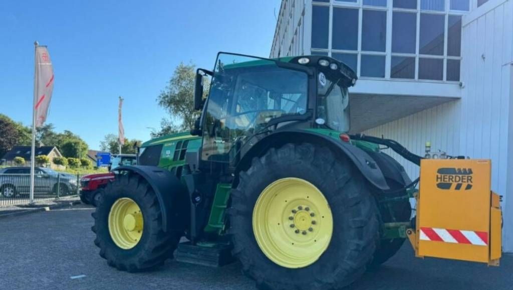 John Deere 6r.230 + Herder MBK512LSH maaiarm 6 R