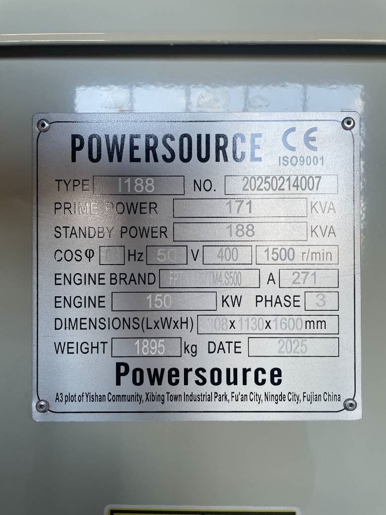 Iveco NEF67TM4 - 188 kVA Generator - DPX-19793