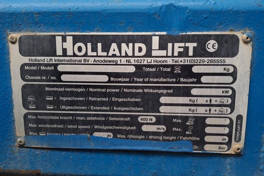 Holland Lift Megastar G320DL30 4WDS/N Diesel, 4x4x4 Drive, 34m