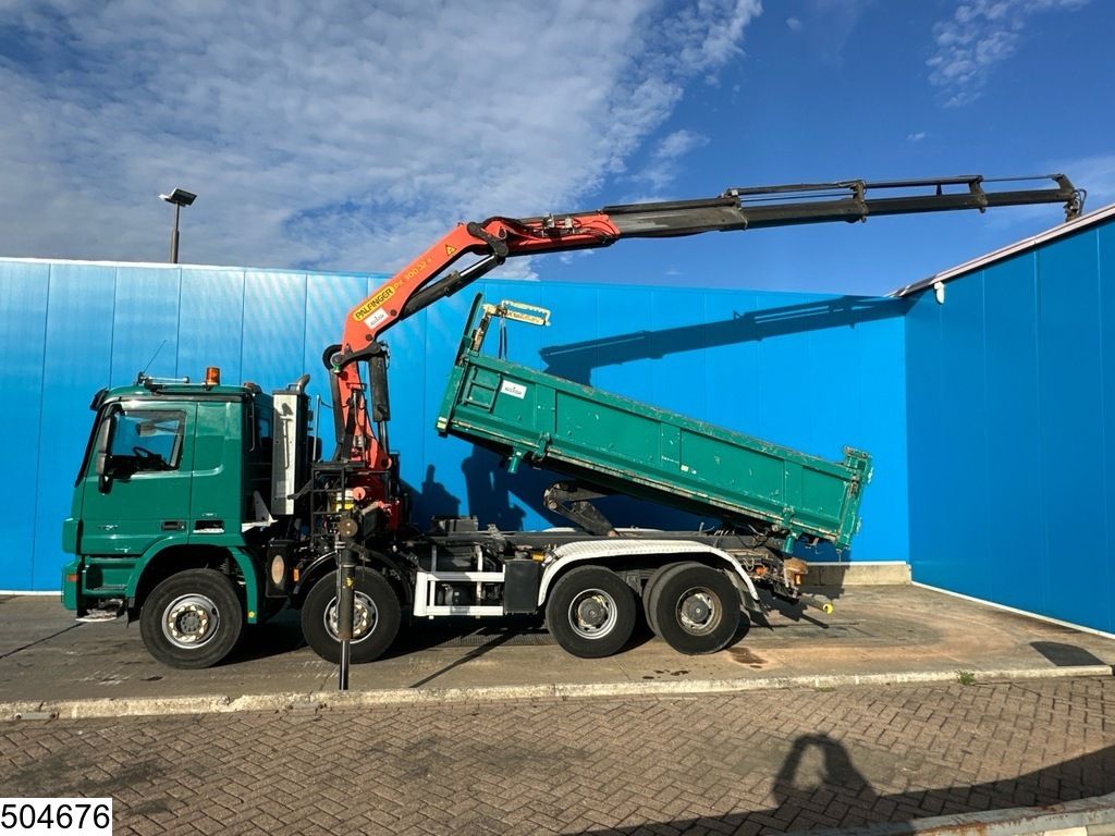 Mercedes Actros 4151 8x4, EURO 5, V8, Palfinger, Remote