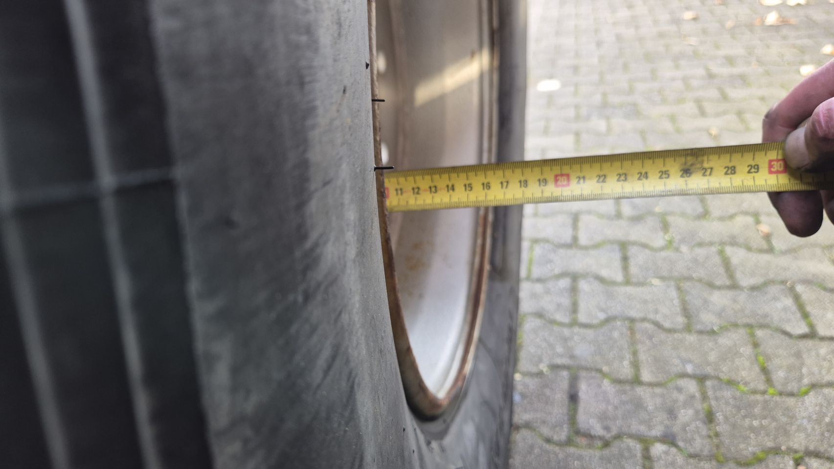 Michelin 525/65R20.5 Michelin XS op 10 gaats velg 20.5R20.5