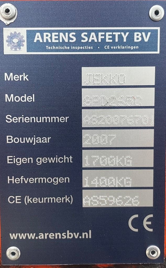 Jekko SPD 265 C SOLD