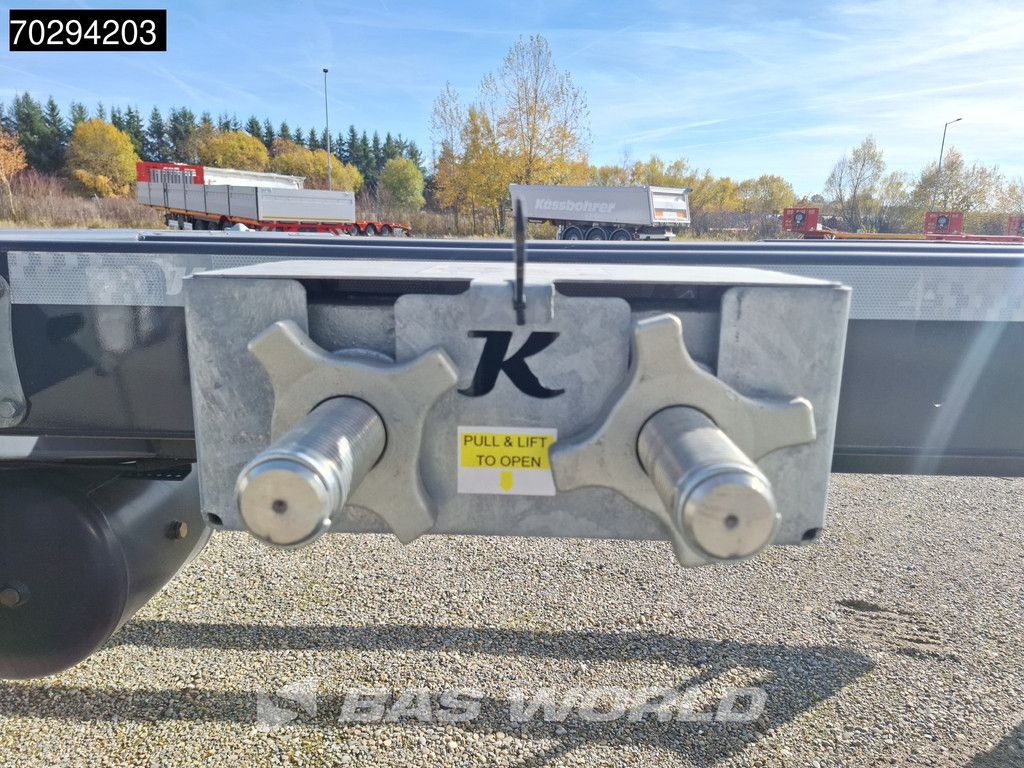 Kässbohrer K.SHG S / 40 - 12 / 27 EU 3 assen Front – Middle – Rear Extendable Container Chassis