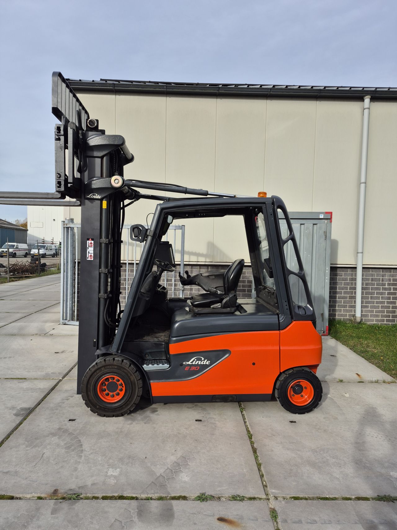 Linde E30L-01 triplex sideshift vorkversteller bj 2014