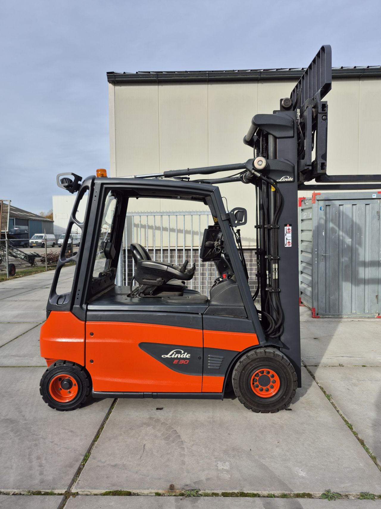 Linde E30L-01 triplex sideshift vorkversteller bj 2014