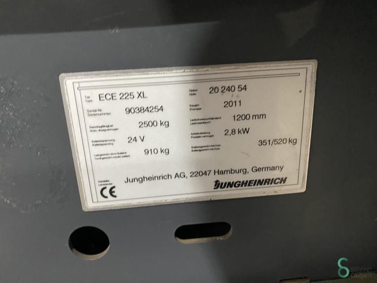 Kommissionierer Elektrisch Jungheinrich ECE 225 XL 2011
