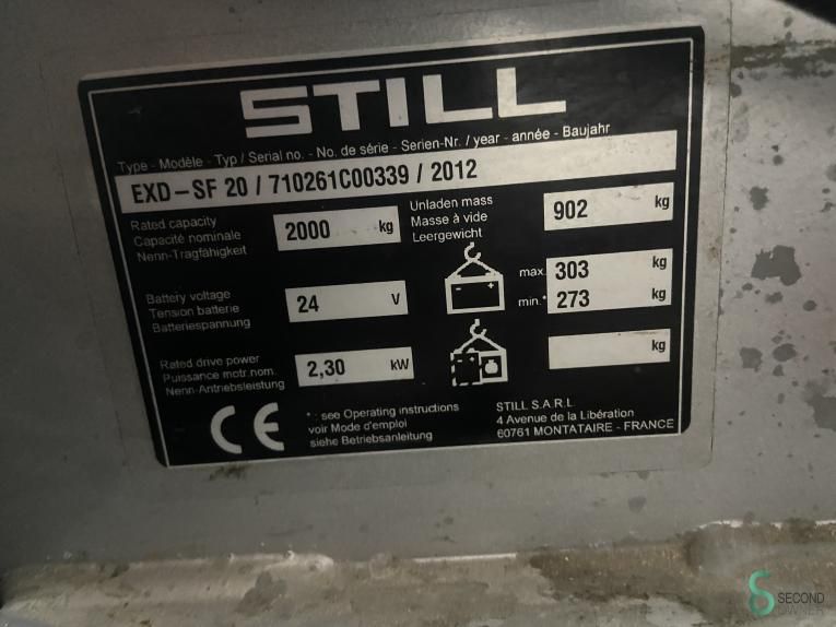 Stackers Electric Still EXD-SF20 2012