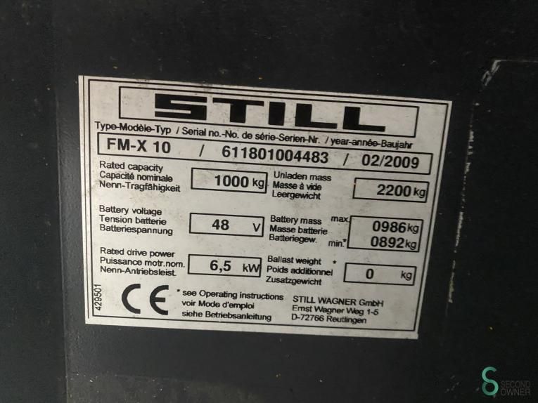 Reachtrucks Electric Still FM-X10 2009