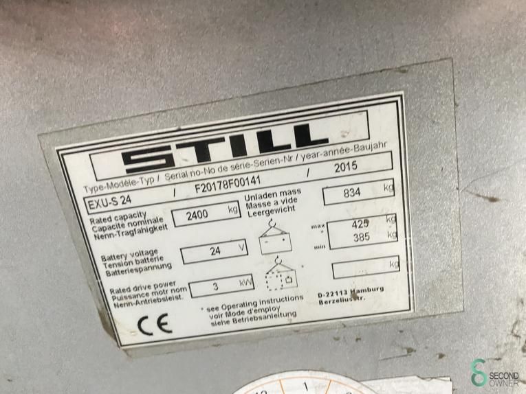 Hubwagen Elektrisch Still EXU-S24 2015