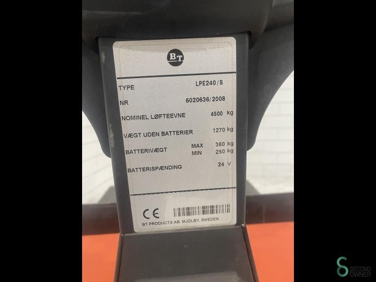 Hubwagen Elektrisch BT LPE240 2008