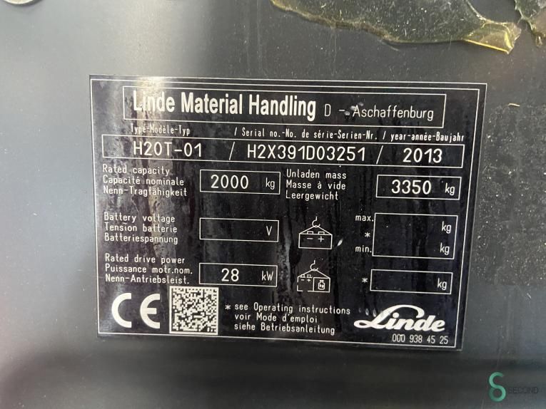 Forklifts LPG Linde H20T 2013