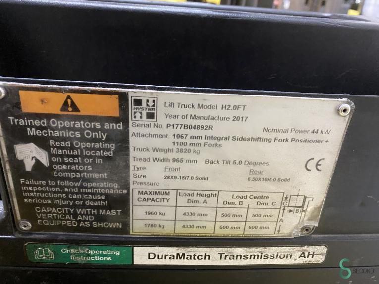 Gabelstapler LPG Hyster H2.0DT 2017